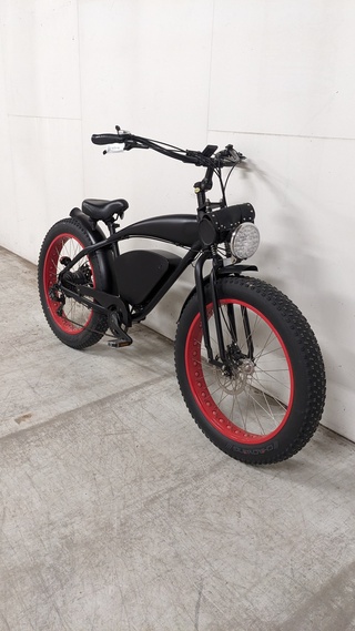 Elektrische E-cruiser, Vintage, Zwart, 2023