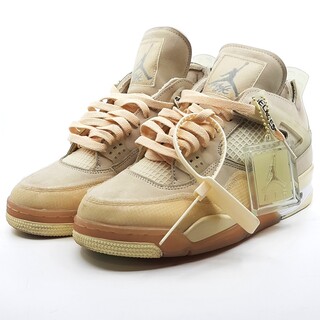 Paar sneakers, maat 44 1/2, Air Jordan, 4 Retro Off-White Sail Women C