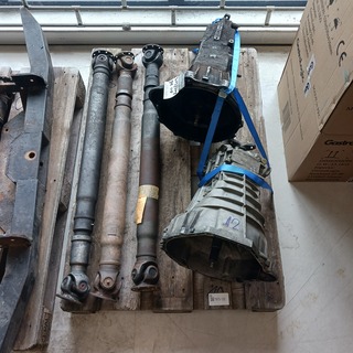 2x Versnellingsbak en 3x cardanassen, Mercedes, Lange body