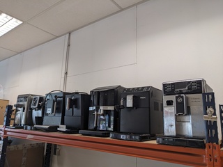 7x Koffiemachines, Jura, Delonghi, Siemens, Phillips En Saeco