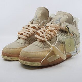 Paar sneakers, maat 44 1/2, Air Jordan, 4 Retro Off-White Sail Women C