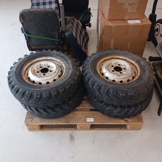 4x Velgen met banden 5×130 G klasse, Firestone Off Road 4×4 Banden, al