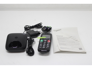 Gigaset E290E  Single Senioren Dect telefoon Zwart