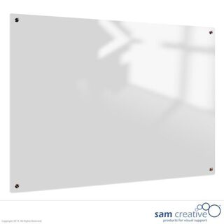 4 Whiteboard Glas Solid Clear White 100×200 cm Sam Creative, GSWBM1002