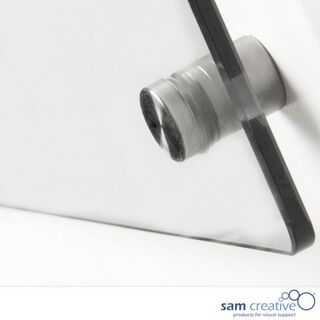 3 Whiteboard Glas Solid Transparent 90x120 cm Sam Creative, GSTBS09012