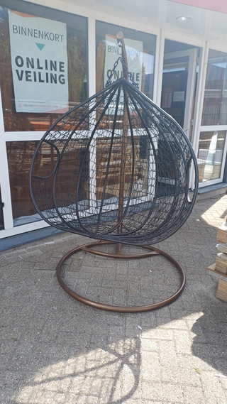 2 persoons eistoel, Bruin / zwart, 2025