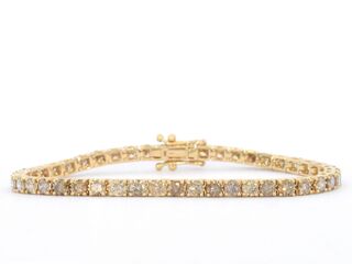 Gouden armband met diamanten 8.00 carat