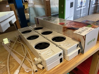 5x Radiator ventilator met 1 oplader SpeedComfort