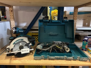 3x Gereedschap w.o. boorhamer Makita