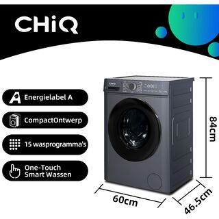 Wasmachine 7kg, 1200 rpm, A CHiQ, CW07123863AX