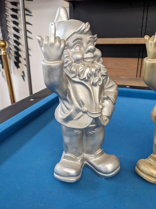 3x Decoratie kabouter