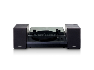 Lenco LS-301BK Platenspeler incl twee externe speakers Zwart
