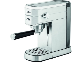 ECG ESP 20501 Iron Espressomaker Watertank 1,25l Roestvrijstaal Zilver