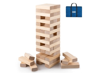 Giant Stack ‘N’ Fal Mega Jenga 100% FSC 54 houten blokken