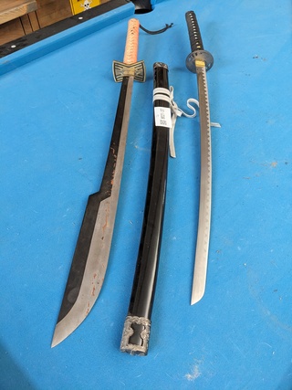 2x Decoratie Katana 