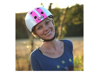 Melon Urban Active Dd Fietshelm Wit/Roze Maat 58-63 Cm