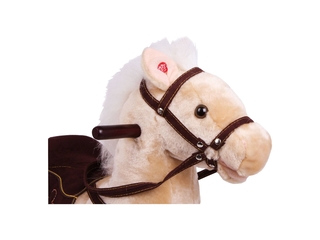 Small Foot Houten Schommelpaard Pluche Shaggy Bruin