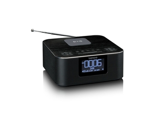 Lenco CR-650BK Wekkerradio met DAB/FM – Bluetooth Draadloos opladen Zw