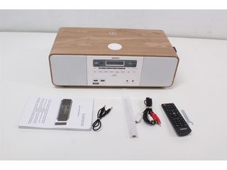 Lenco DAR251WDWH  Stereo DAB+/FM radio,CD USB,Bluetooth,QI en afstands