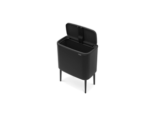 Brabantia 315824 36L Rechthoekige Kunststof Zwarte Prullenbak