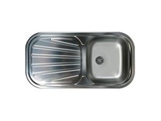 Nemo Go Symphonia Inbouwspoeltafel 860×435 mm 1 bak afvoerplug en over