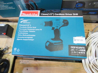 Accuboormachine Set 18V Makita, DDF453RFE