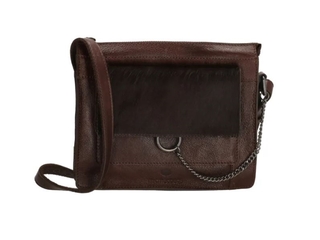 Micmacbags Mendoza Schoudertas Donkerbruin
