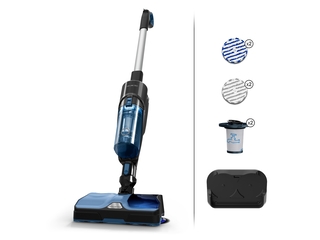 Rowenta Snoerloze SteelstofzuigerAllergy Wet&Dry Zwart/Blauw