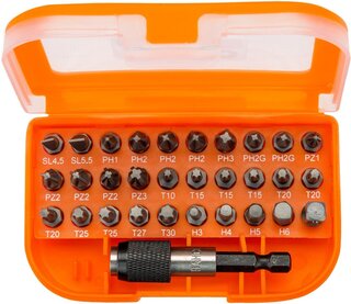 5-delig SDS Borenset + 31 delig Bitset, Makita / Bacho, D00795 / 59S31