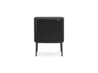 Brabantia 315824 36L Rechthoekige Kunststof Zwarte Prullenbak
