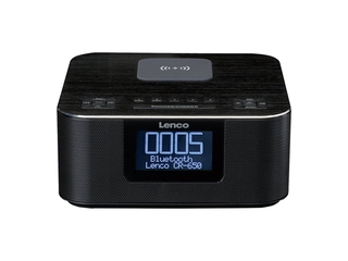 Lenco CR-650BK Wekkerradio met DAB/FM – Bluetooth Draadloos opladen Zw