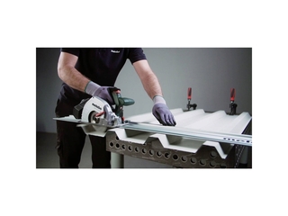 Metabo 18V Accu metaal Handcirkelzaagset MKS 18 LTX 58 + geleiderail F