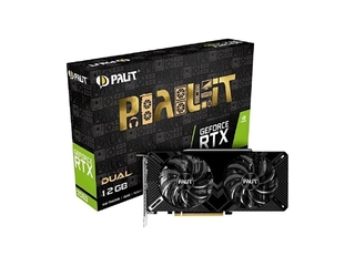 Palit NE62060018K9-1160C Videokaart NVIDIA GeForce RTX 2060 12 GB GDDR
