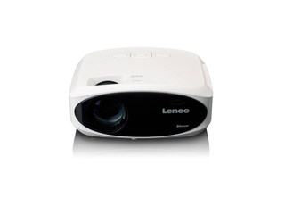 Lenco LPJ-900WH Full HD Beamer, helder en scherp met 250 Lumens, 510cm