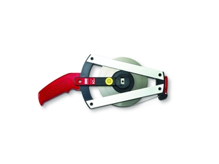 BMI stalen Meetlint in frame Wit