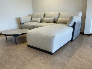 1 Lounge-set Suns, Sorrento chaise longue, MRG- Camel sand- nmw