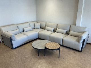 1 Lounge-set Sorrento hoekopstelling, MRG Camel sand
