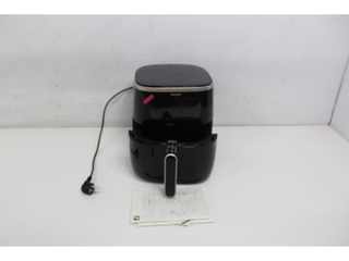 Philips Airfryer XL HD9257/80  Heteluchtfriteuse met venster Zwart