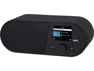 Imperial i105 Wi-Fi internetradio met 2,4 inch kleurenscherm Zwart