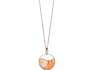 Skagen Dames Stainless Steel Parelmoer Ketting