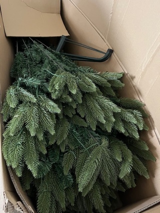 Kerstboom 240 cm hoog, Groen