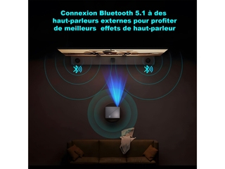 Beamer met 5G WiFi Bluetooth Full HD Native 1080P 18000 Lumen Compati
