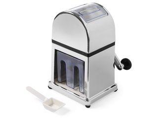 BarUp IJscrusher met IJsschep  Professionele Ice Crusher  RVS Messen