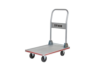 Stier Platform Truck Aluminium Transport Trolley Opvouwbare Rand Prote