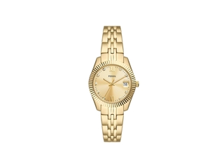 Fossil Scarlette Horloge voor dames kwartsuurwerk met roestvrij stalen
