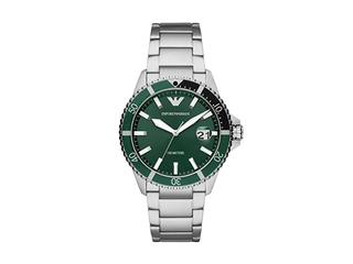 Emporio Armani Roestvrijstalen Horloge met Drie wijzers