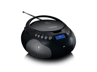 Lenco SCD-341 Draagbare Radio – CD-speler – DAB+ radio – Bluetooth Zwa