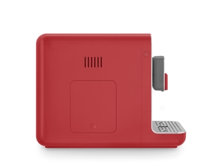 Smeg Volautomatische Espressomachine basic, Mat Rood
