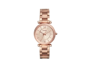 Fossil Carlie ES4301 Dames Horloge Goud