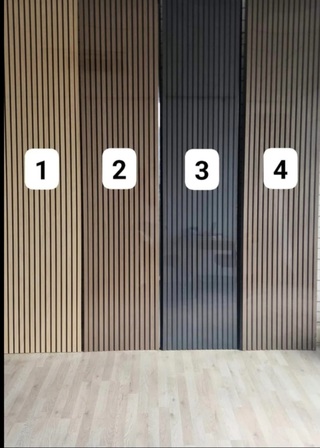 6x Akoestisch wandpaneel 280×60, SanderZ, (3), Zwart, 2025